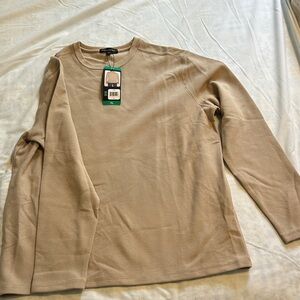 Banana Republic Tan Crew Neck long sleeve knit